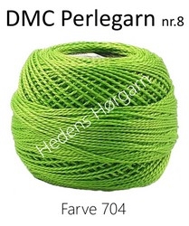 DMC Perlegarn nr. 8 farve 704